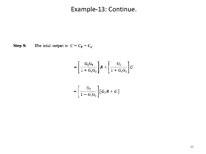 Example-13: Continue. 49 Example-13: Continue. 49
