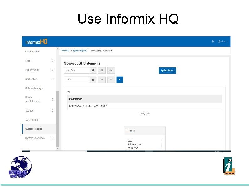 Use Informix HQ 