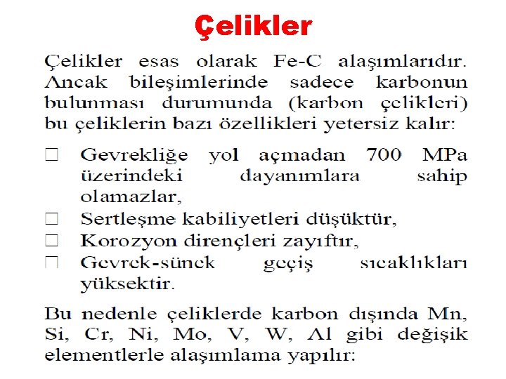 Çelikler 