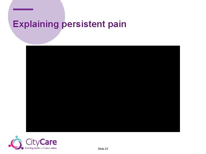 Explaining persistent pain Slide 23 