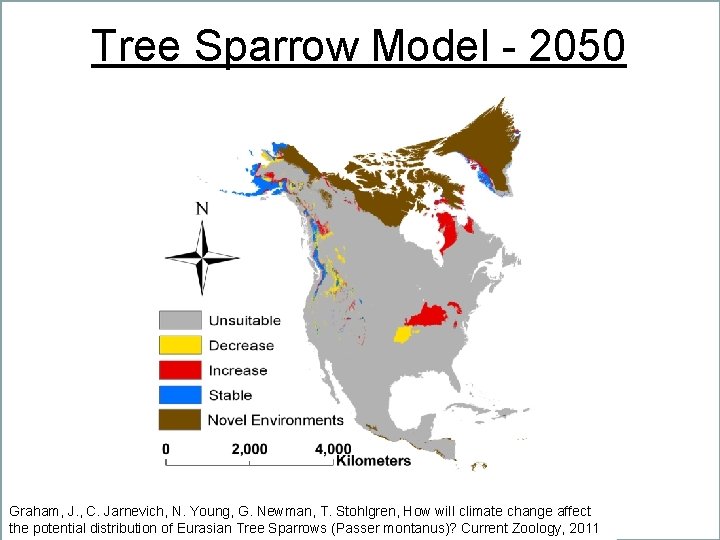 Tree Sparrow Model - 2050 Graham, J. , C. Jarnevich, N. Young, G. Newman,