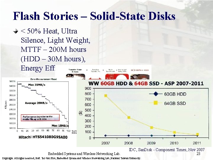 Flash Stories – Solid-State Disks < 50% Heat, Ultra Silence, Light Weight, MTTF –