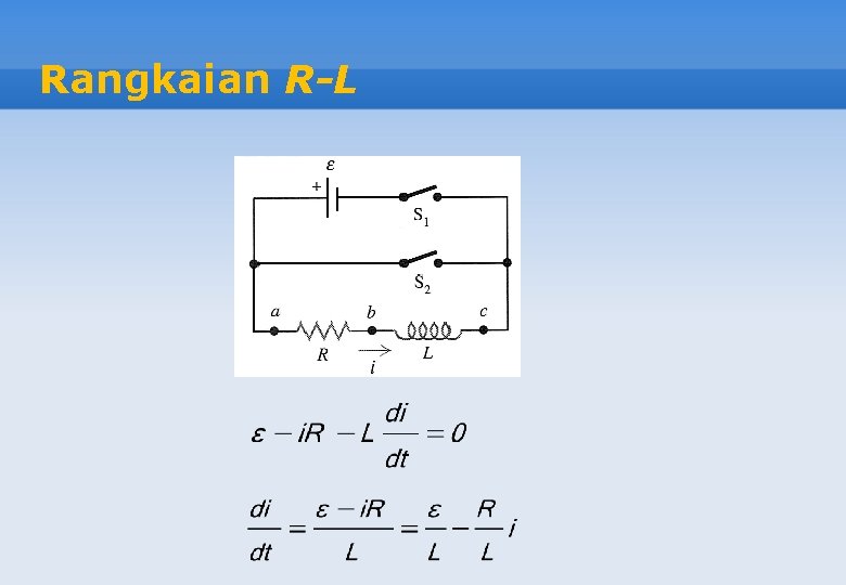 Rangkaian R-L 