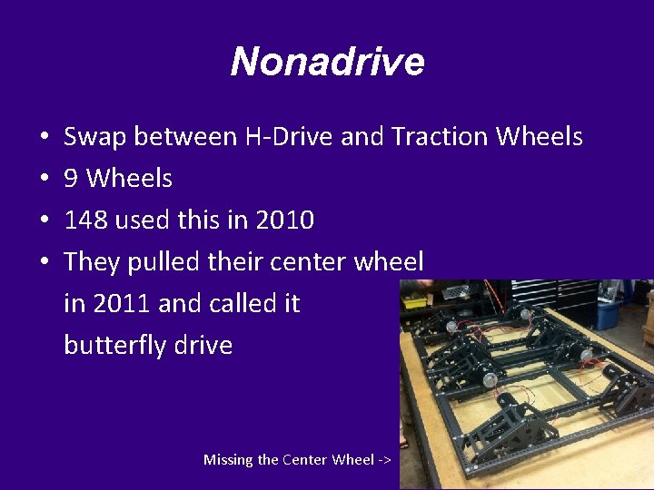 Nonadrive • • Swap between H-Drive and Traction Wheels 9 Wheels 148 used this