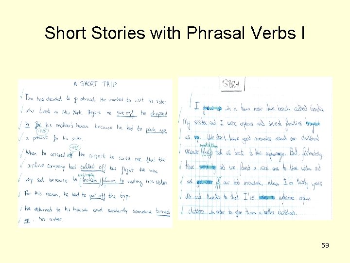 Short Stories with Phrasal Verbs I 59 