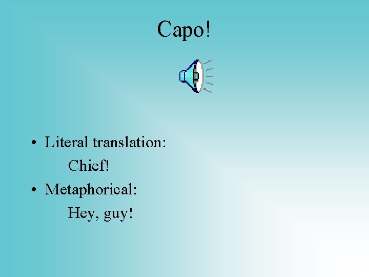 Baresian for travellers typical phrases of the tradition