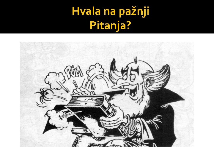 Hvala na pažnji Pitanja? 