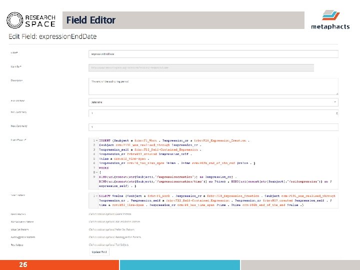 Field Editor 26 
