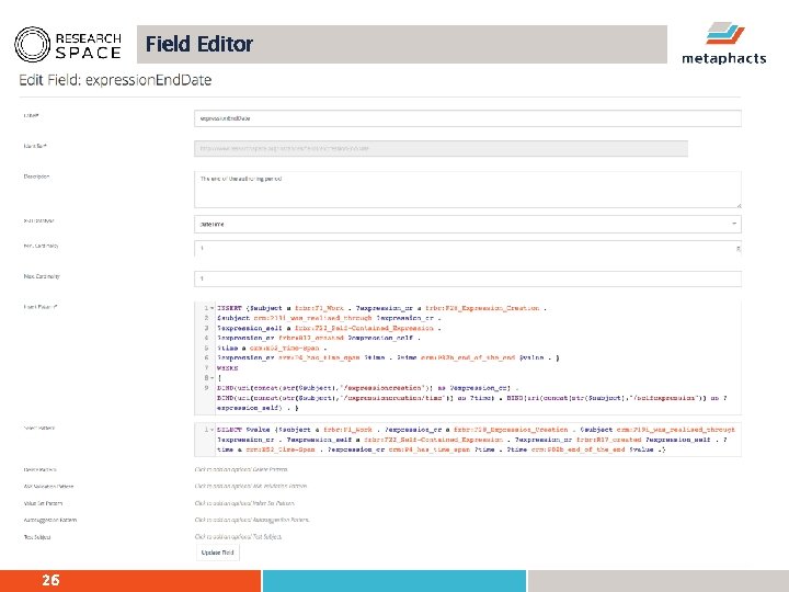 Field Editor 26 