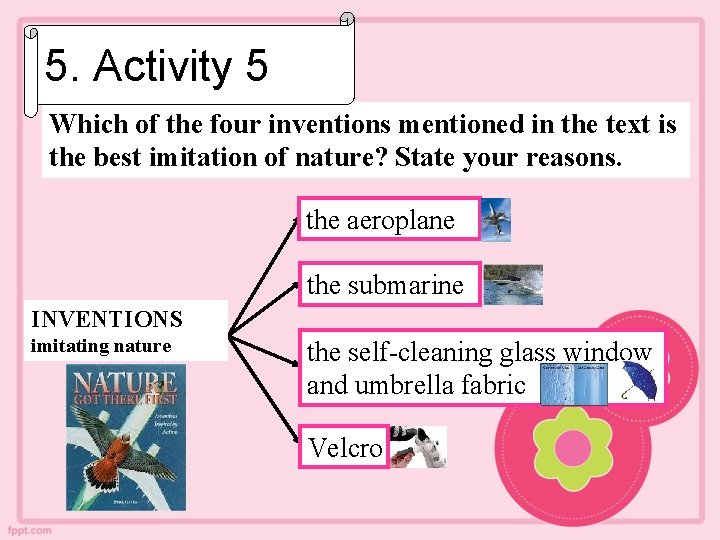 5. Activity 5 Which of the four inventions mentioned in the text is the 5. Activity 5 Which of the four inventions mentioned in the text is the