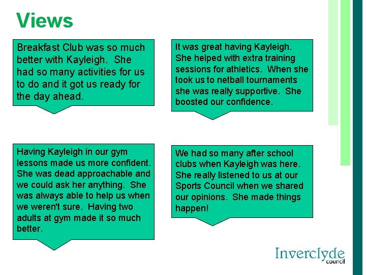 Views Breakfast Club was so much better with Kayleigh. She had so many activities