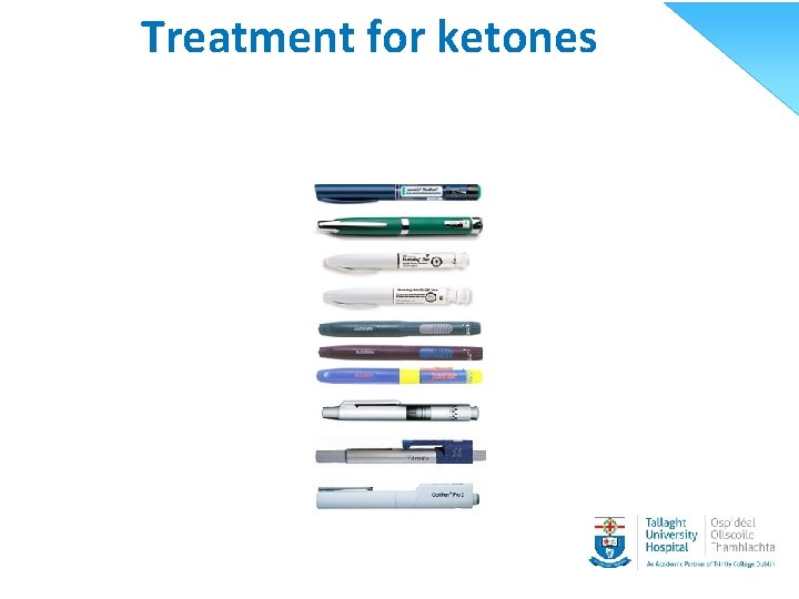 Treatment for ketones 