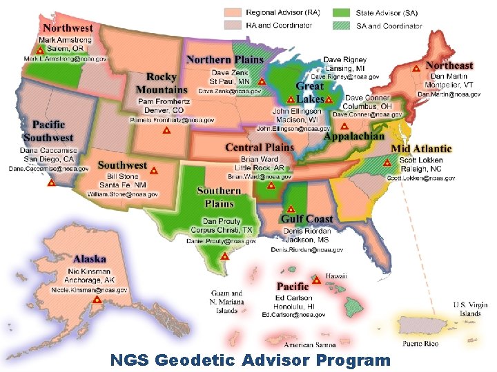 NGS Geodetic Advisor Program NGS Geodetic Advisor Program
