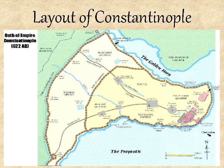 Layout of Constantinople 