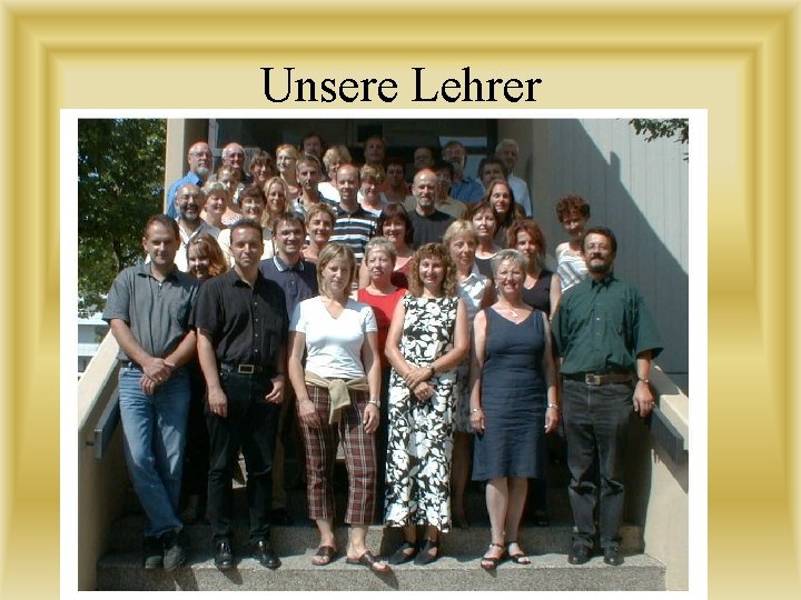 Unsere Lehrer 