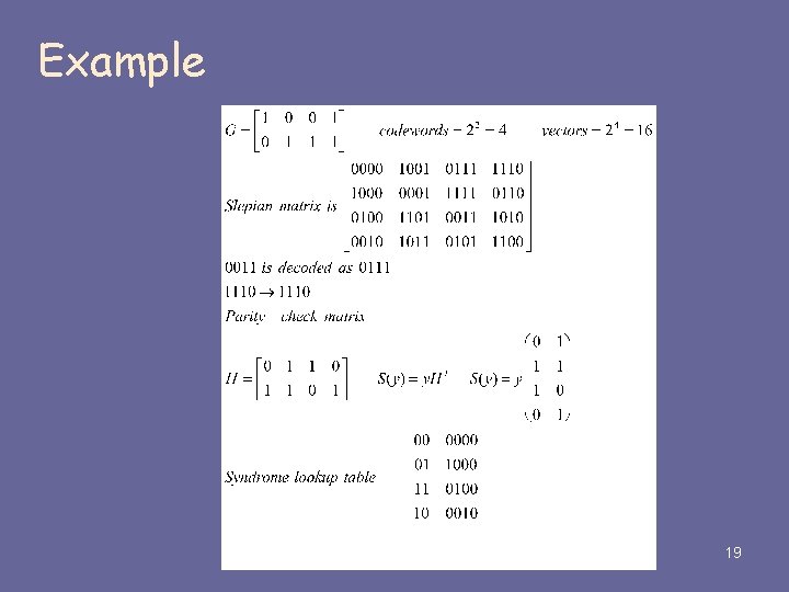 Example 19 Example 19