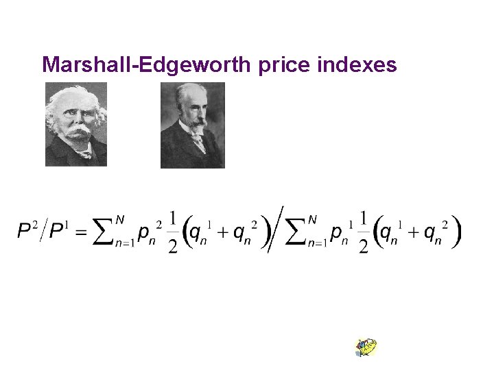Marshall-Edgeworth price indexes 