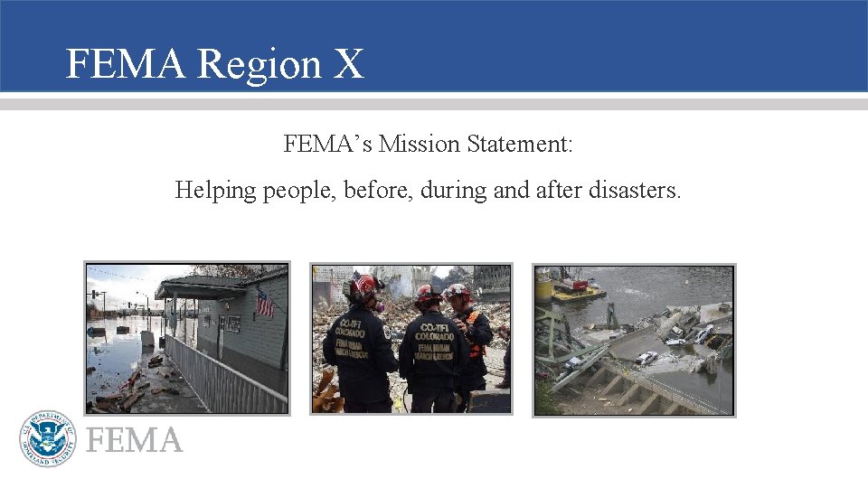 FEMA Region X Brenna Meneghini Hazard Mitigation Assistance