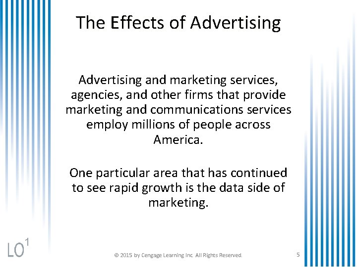 The Effects of Advertising and marketing services, agencies, and other firms that provide marketing