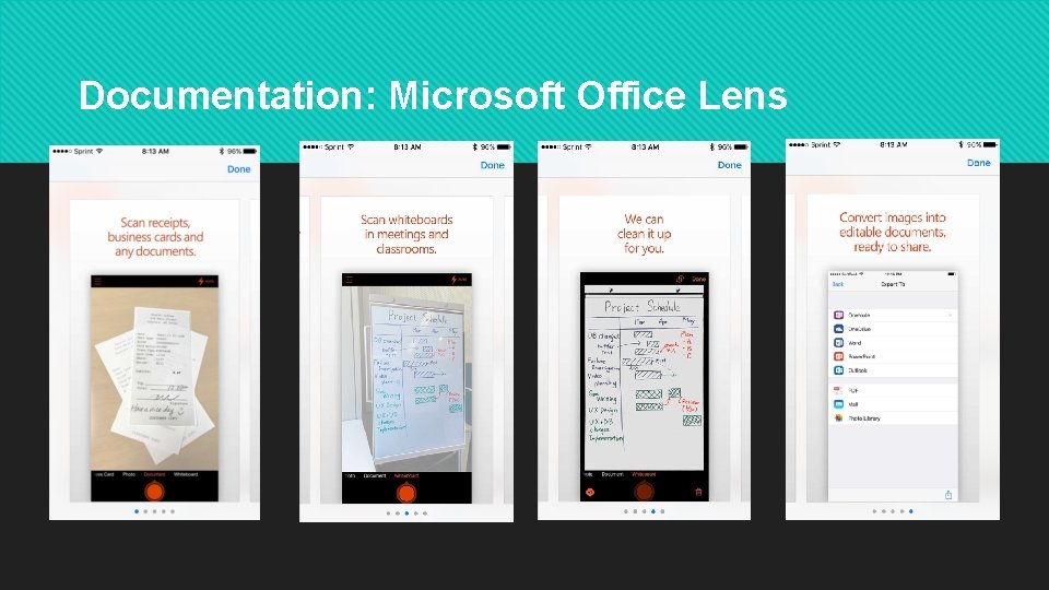 Documentation: Microsoft Office Lens 