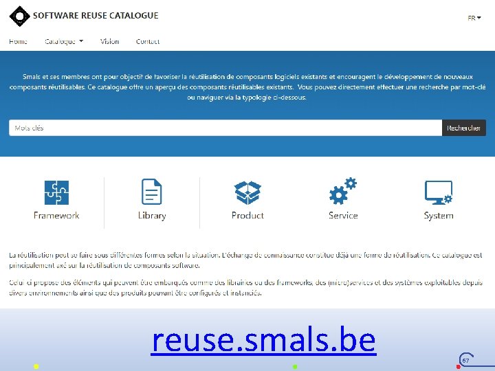 reuse. smals. be 67 