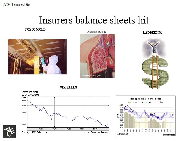 Insurers balance sheets hit TOXIC MOLD LADDERING STX FALLS 