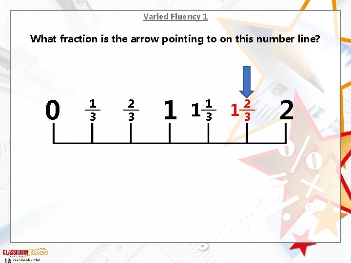 What Fraction Is The Arrow Pointing To
