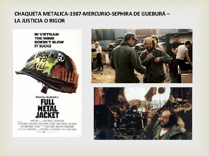 CHAQUETA METALICA-1987 -MERCURIO-SEPHIRA DE GUEBURÁ – LA JUSTICIA O RIGOR 