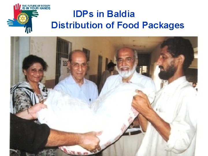 IDPs in Baldia Distribution of Food Packages 