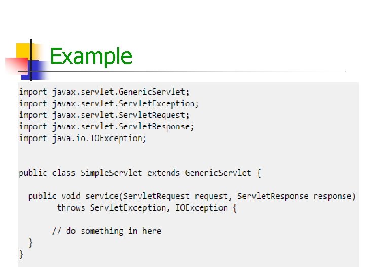 Example Example