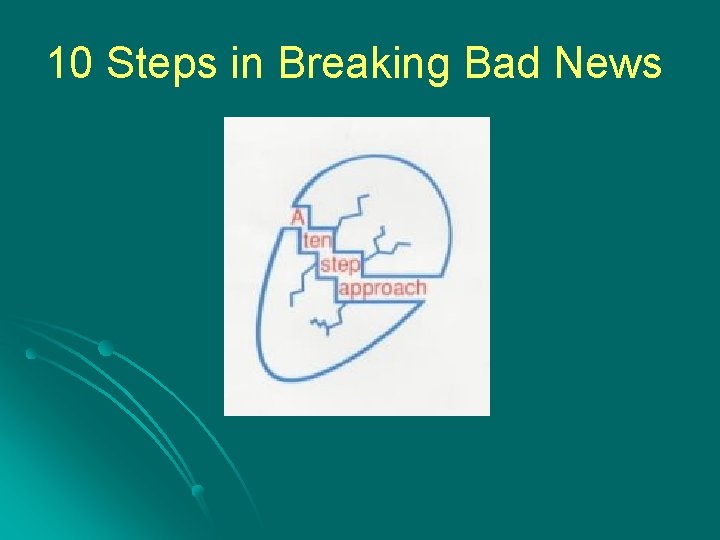 10 Steps in Breaking Bad News 