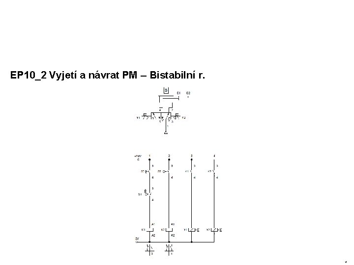 EP 10_2 Vyjetí a návrat PM – Bistabilní r. 21 