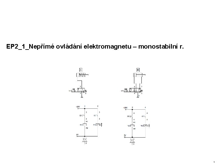 EP 2_1_Nepřímé ovládání elektromagnetu – monostabilní r. 7 