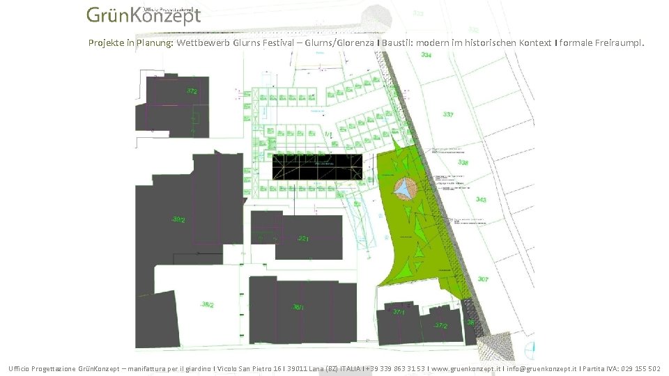 Projekte in Planung: Wettbewerb Glurns Festival – Glurns/Glorenza I Baustil: modern im historischen Kontext