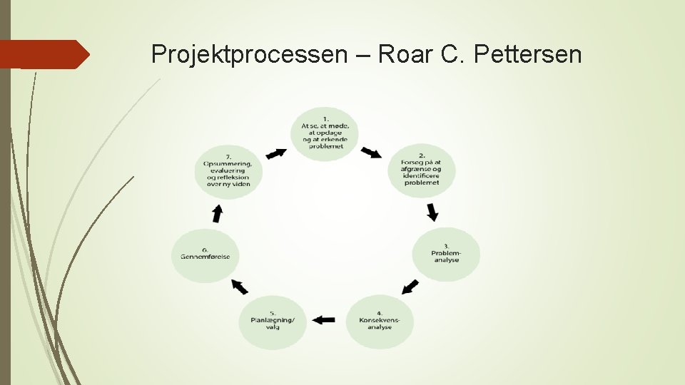 Projektprocessen – Roar C. Pettersen 