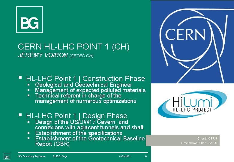 © CEVA CERN HL-LHC POINT 1 (CH) JÉRÉMY VOIRON (SETEC CH) § HL-LHC Point