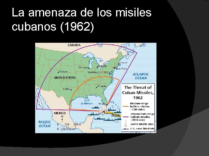La amenaza de los misiles cubanos (1962) 