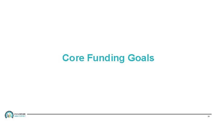 Core Funding Goals 19 