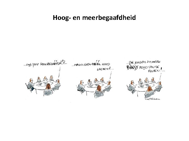 Hoog- en meerbegaafdheid 