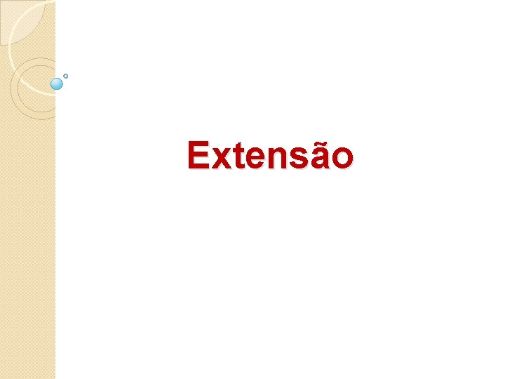 Extensão 