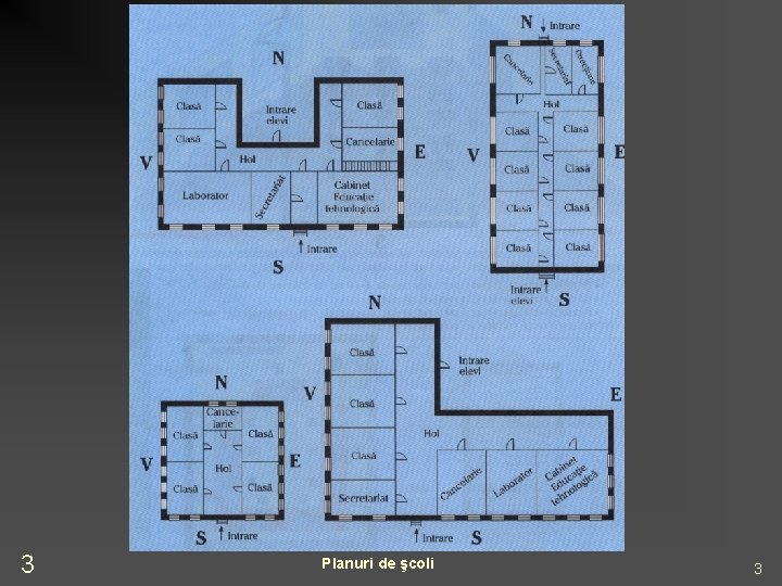 3 Planuri de şcoli 3 