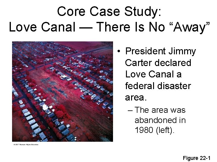 Core Case Study: Love Canal — There Is No “Away” • President Jimmy Carter
