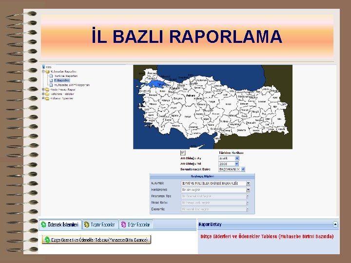 İL BAZLI RAPORLAMA 