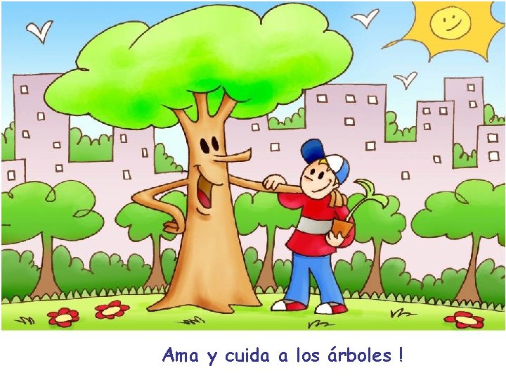 Ama y cuida a los árboles ! 