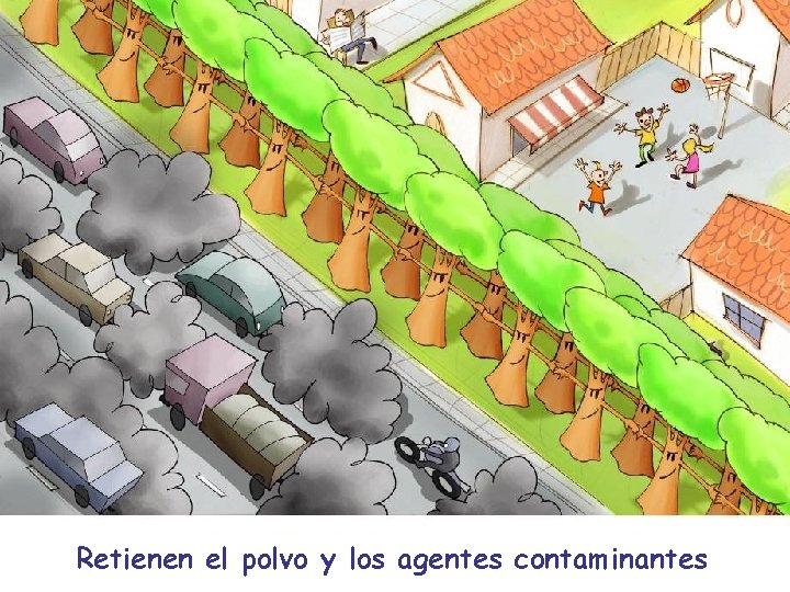 Retienen el polvo y los agentes contaminantes 