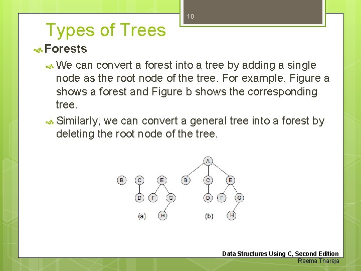 10 Types of Trees Forests We can convert a forest into a tree by