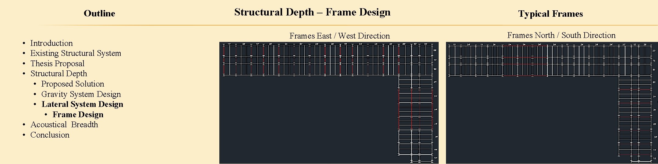 Outline • • Introduction Existing Structural System Thesis Proposal Structural Depth • Proposed Solution