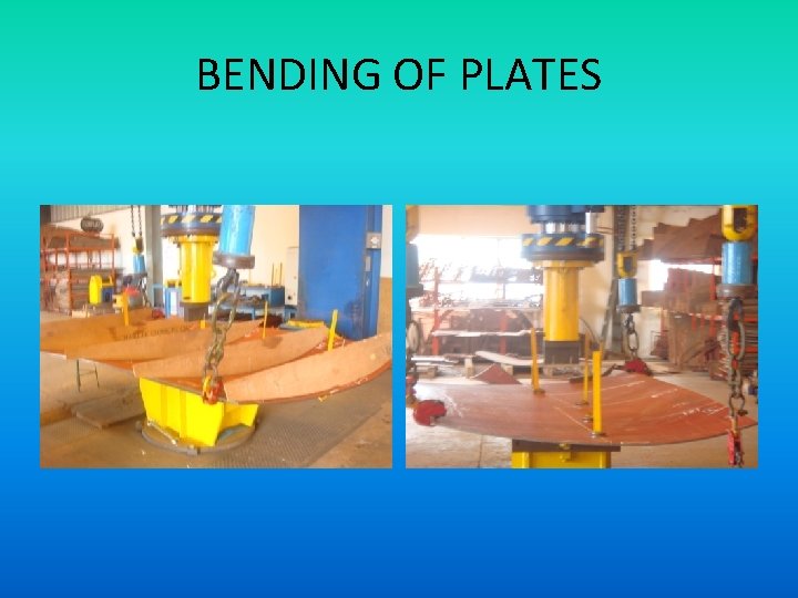BENDING OF PLATES 