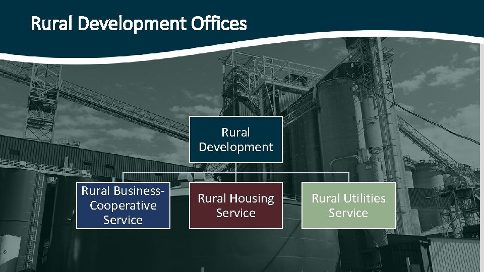 Rural Development Offices Rural Development Rural Business. Cooperative Service Rural Housing Service Rural Utilities