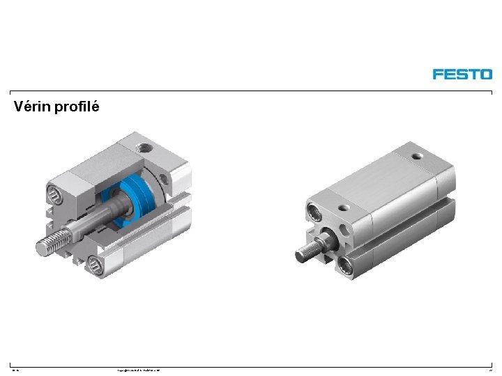 Vérin profilé DC-R/ Copyright Festo Didactic Gmb. H&Co. KG 22 